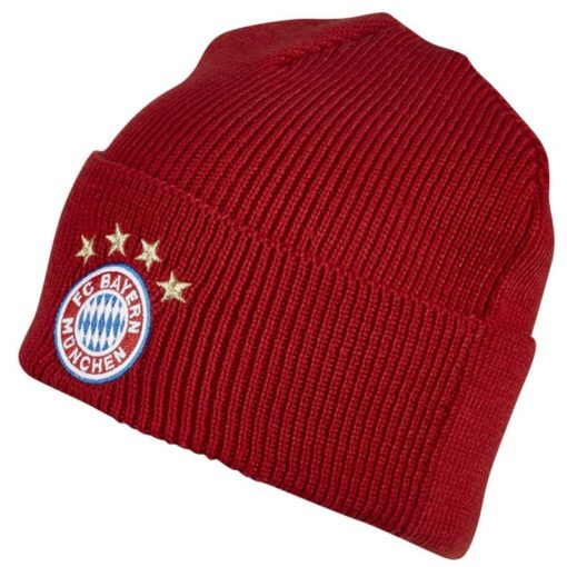 Zimná čiapka Bayern Mníchov Adidas červená