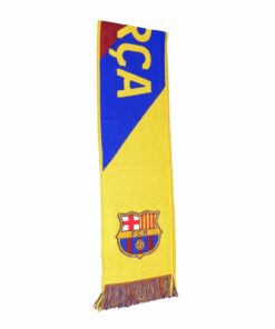 Šál FC Barcelona žltý s logom klubu