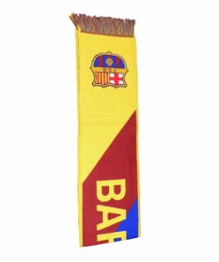 Šál FC Barcelona žltý s logom