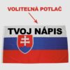 vlajka slovensko s potlačou