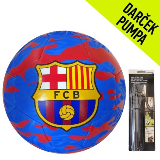 futbalova lopta fc barcelona camo