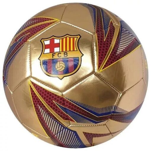 Futbalová lopta FC Barcelona Gold + darček - Image 2