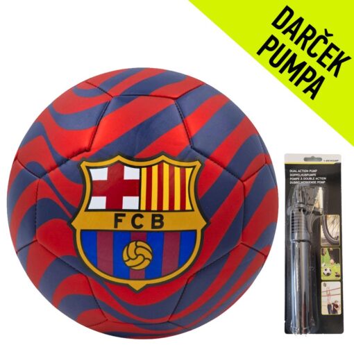 futbalova lopta fc barcelona swirl